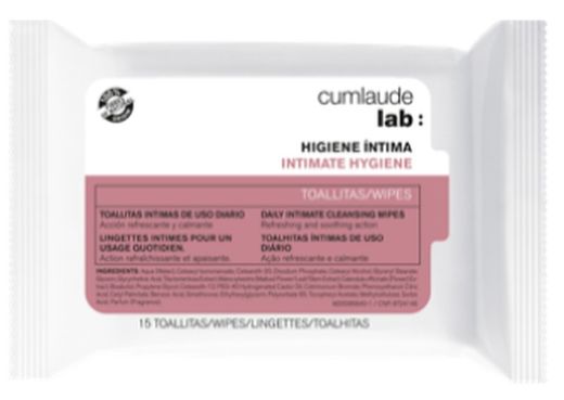 Cumlaude toallitas íntimas 15 unidades
