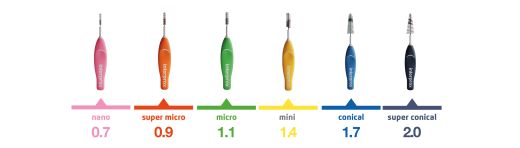 Dentaid Cepillo Interprox Mini Conico (Vermell) 6 Unidades
