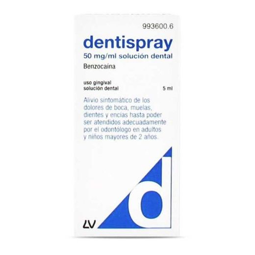Dentispray 50 mg/ml solución dental 1 frasco 5 ml