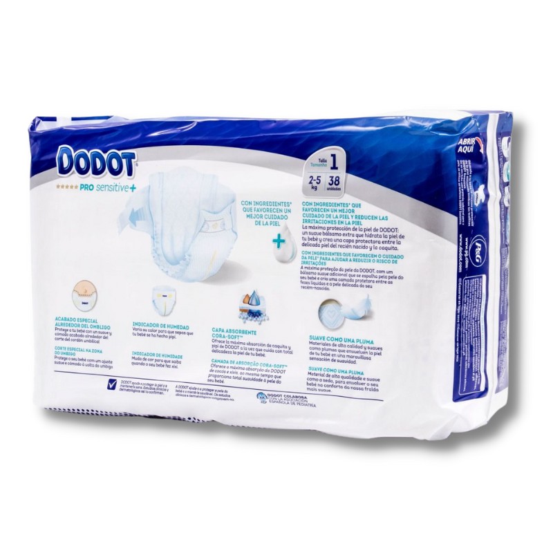Comprar Dodot Pro Sensitive Plus Pañales Recién Nacido
