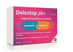 Dolostop plus 500 mg/150 mg 16 comprimidos recubiertos