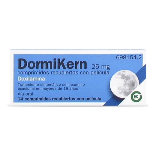 Dormikern 25 mg 14 comprimidos recubiertos
