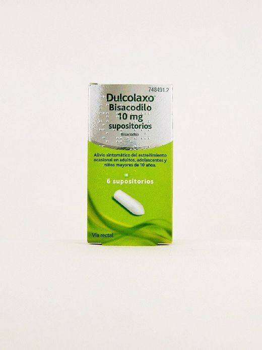 Dulcolaxo Bisacodilo 10 mg 6 Supositorios