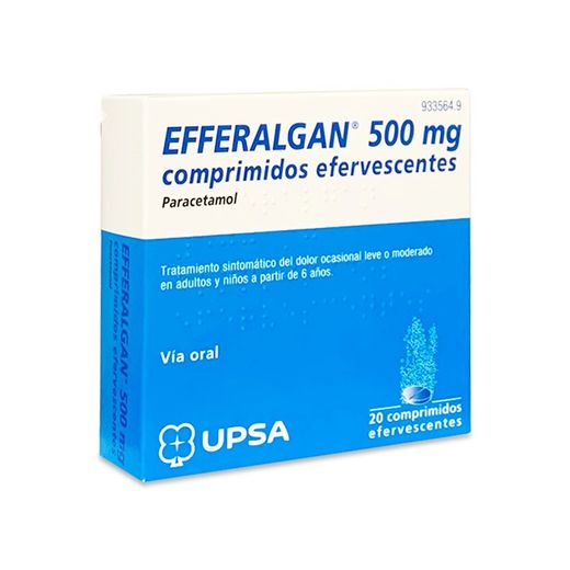 Efferalgan 500 mg 20 comprimidos efervescentes