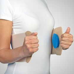 almofada oval emo para hérnia abdominal