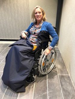 Cubrepiernas cocon Protector de piernas para usuarios de sillas de ruedas