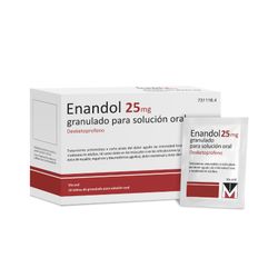 Enandol 25 mg 10 Sobres Granulado Para Solución Oral