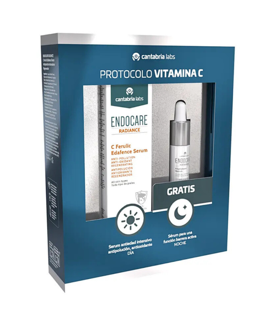Endocare Radiance C Ferulic Edafence Serum 30 mL antipoluição para todos os tipos de pele