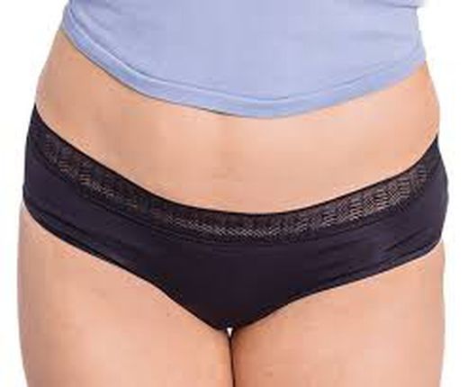 Enna calça menstrual de dia flux abundant de color negre , talla M 1 unitat