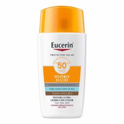 Eucerin Fluido Solar Hydro Color Oscuro SPF 50+ 50 ml