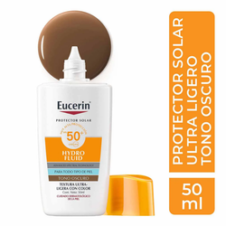 Eucerin Fluido Solar Hydro Color Oscuro SPF 50+ 50 ml