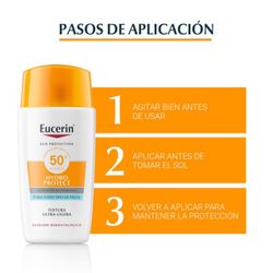 Eucerin Fluid solar hydro protect SPF 50+ 50 mL