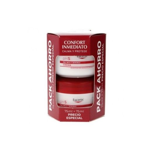 Eucerin Ph5 Creme Facial Pele Seca e Sensível 75 mL + 75 mL