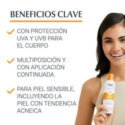 Eucerin Sun Spray Transparent Dry Touch Sensitive Protect FPS 30