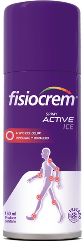 Fisiocrem Spray Active Ice 150ml - Parafarmacia Online - Dietética  herbolario fitoterapia sin gluten.