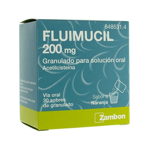 Fluimucil 200 mg 30 sobres granulado para solución oral