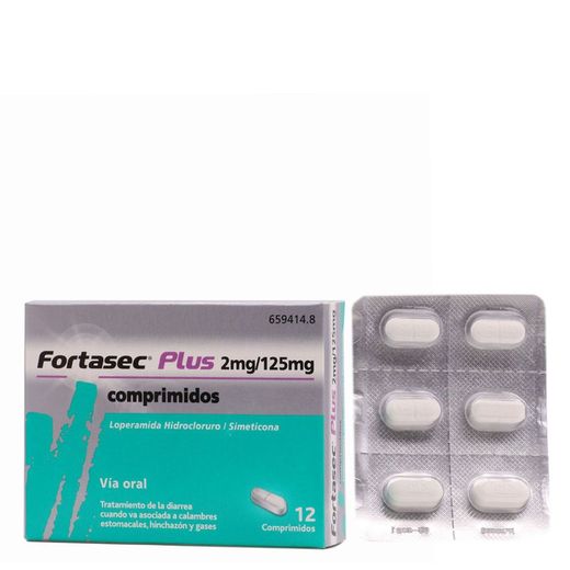 Fortasec Plus 2mg/125mg 12comprimidos