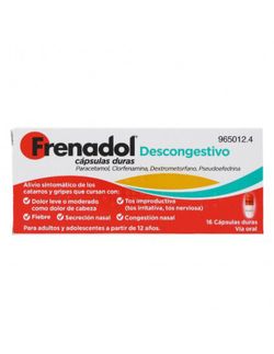 Frenadol descongestivo 16 capsulas