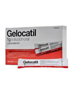 Gelocatil 1 G 10 saquetas solução oral