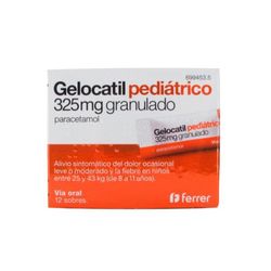 Gelocatil 325 MG 12 sobres granulat oral