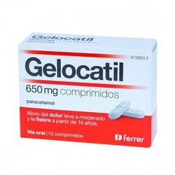 Gelocatil 650 MG 20 Comprimidos (tiras)