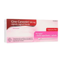 Gine-canesten 500mg 1 capsula vaginal blanda
