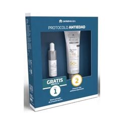 Pack HELIOCARE 360º Age Active Fluid SPF50 Fluido fotoprotector ultraligero + Endocare age barrier