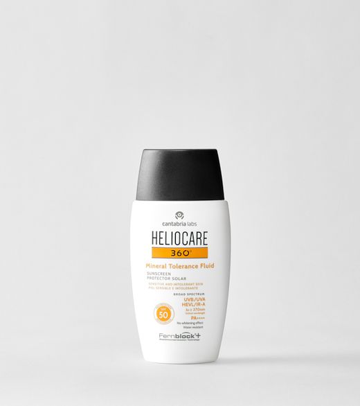 Pack HELIOCARE 360º Mineral Tolerance Fluid SPF 50 + Rutina Skin Resist para pieles delicadas