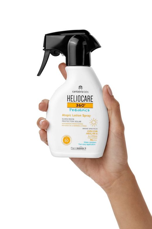 HELIOCARE 360º Pediatrics Atopic Lotion Spray SPF 50 loción fotoprotectora para pieles atópicas