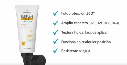 Heliocare 360 ​​º Pediatrics Lotion SPF 50 Loció fotoprotectora per a nens 200 ml