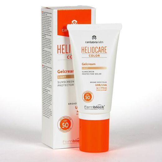 HELIOCARE Color Gelcream SPF 50 Fotomaquillatge fluid per a pells normals o seques To Brown