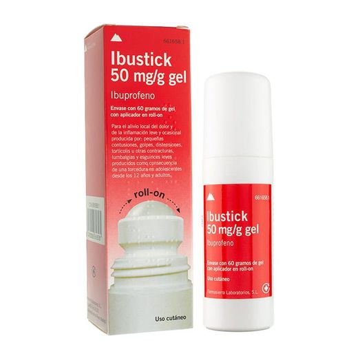 Ibustick 50 mg/g gel cutáneo 1 tubo 60 g (con roll-on)