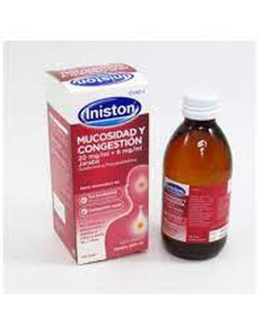 Iniston mucosidad y congestión 20 mg/ml + 6 mg/ml jarabe 1 frasco 200 ml