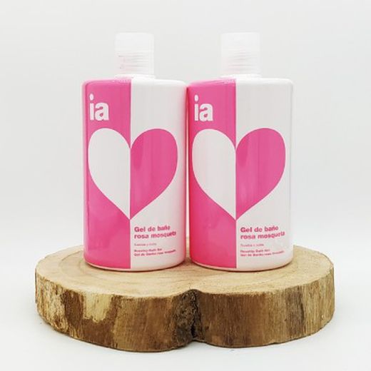 Interapothek gel de baño rosa mosqueta 750 mL