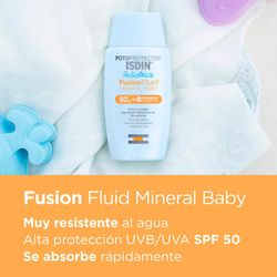 Isdin Fotoprotector Fusion Fluid Mineral Baby Pediatrics SPF 50