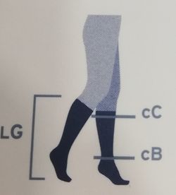 Jobst Relief Parell de Mitges amb puntera oberta de Compressió Media Beige