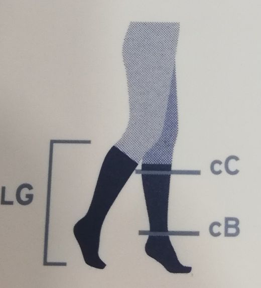 Jobst Relief Parell de Mitges amb puntera oberta de Compressió Media Beige