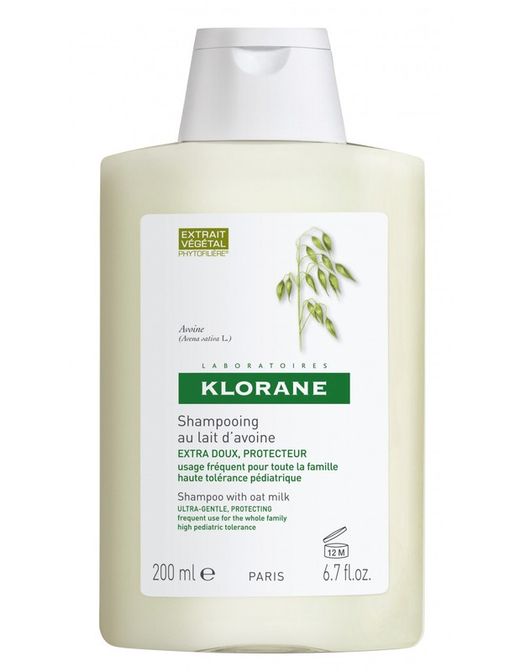 Klorane Champú Extra suave a la Leche de Avena 400 mL