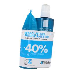 Gel de Limpeza Purificante La Roche-Posay Effaclar 40% de desconto 400 ml