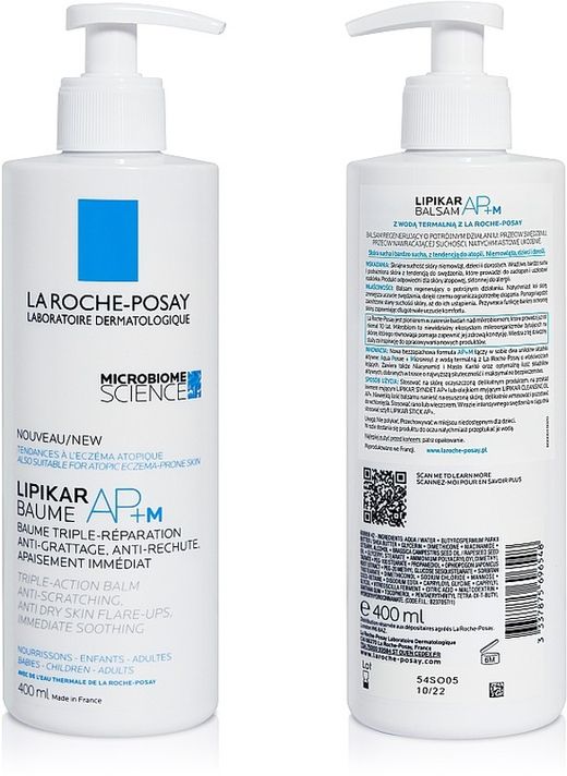 La Roche-Posay Lipikar Baume AP+M Bálsamo reparador 400ml