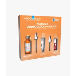 Pack La Roche-Posay Pure Vitamina C10 sérum 30ml + minitalla sérum retinol + minitalla contorno de ojos