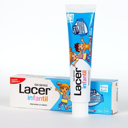 Lacer infantil gel dental fresa