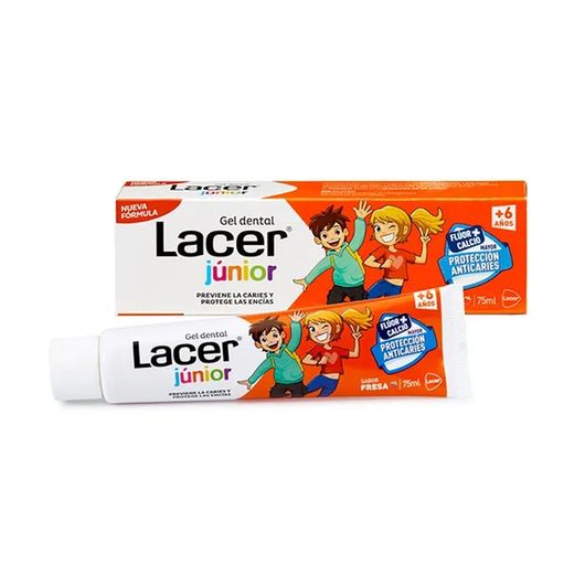 Lacer Júnior Gel Dental Sabor Fresa