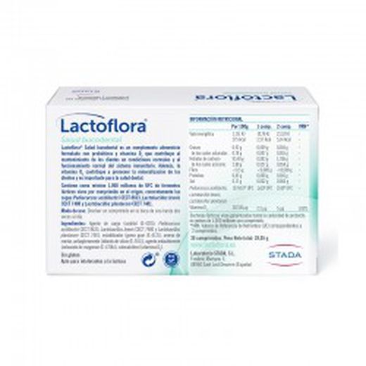 Lactoflora Salud Bucodental Menta 30 Comprimidos Bucodispersables