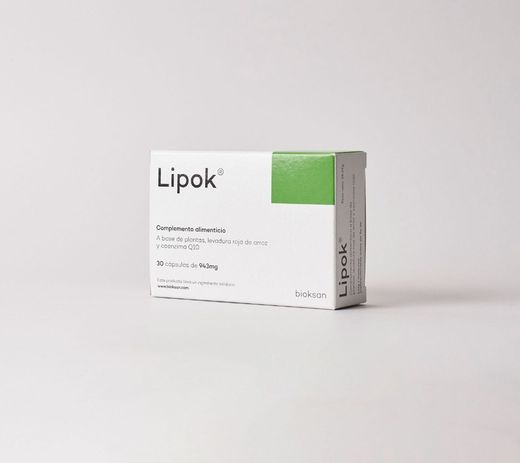 Lipok 30 cápsulas para controlar o colesterol