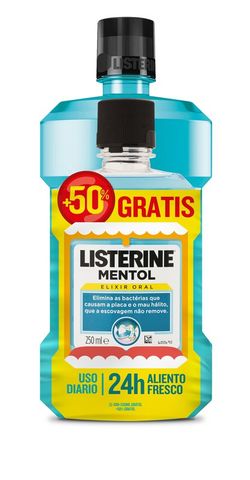 Listerine Mentol 24 horas de protección contra la placa