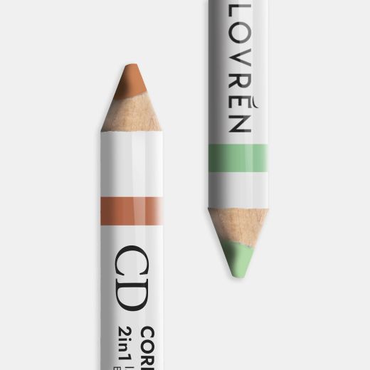 Lovren lapiz corrector 2 en 1 CD