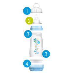 MAM biberón easy start anti-colic 130 ml + chupete