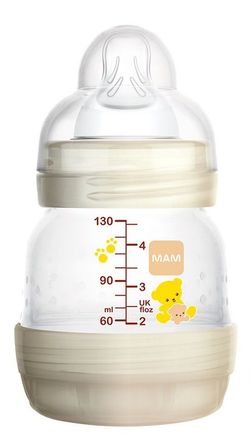 MAM biberón easy start anti-colic 130 ml + chupete
