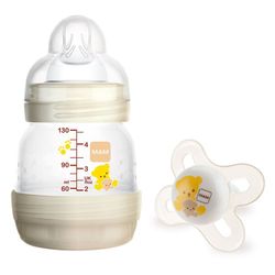 MAM biberón easy start anti-colic 130 ml + chupete